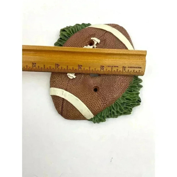 Football Light Switch Plate Cover Outlet Textured Single Switch Sports Boys Room - Picture 4 of 5